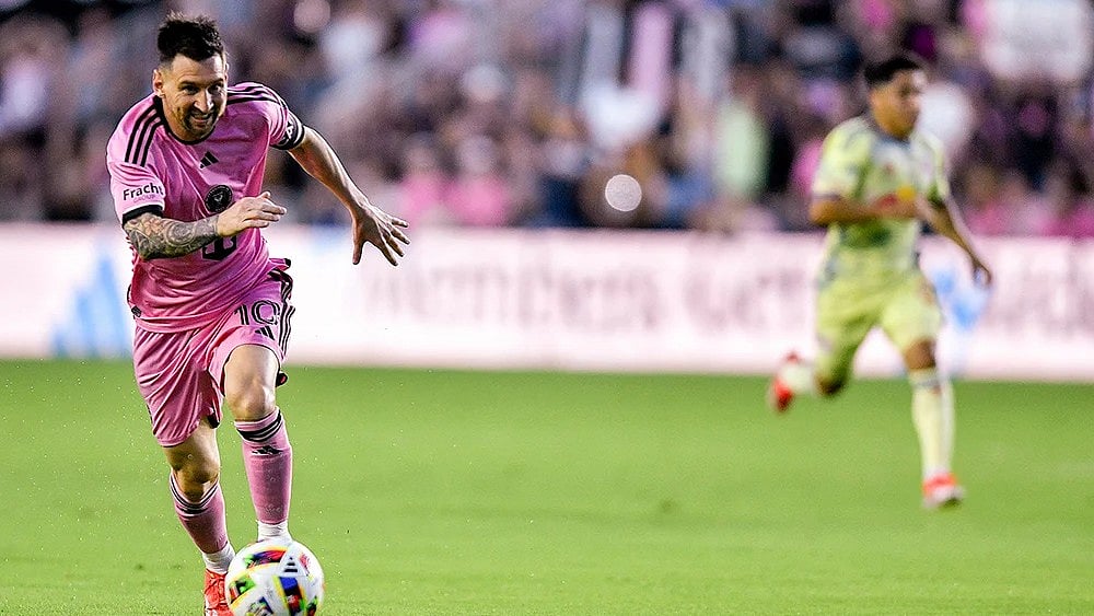 | Photo: AP/Michael Laughlin :  Inter Miami captain Lionel Messi.